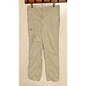 LL Bean Women’s 10 Beige Hiking Pants Technical Designer Performance